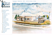 Tablet Screenshot of kausch-metallbau.de